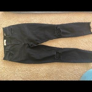 Topshop ripped jeans